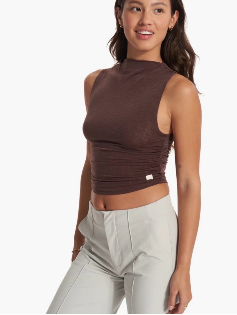 Westerlies vuori ruched tank